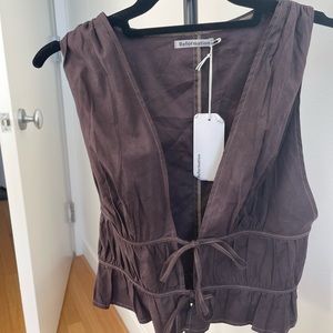 Reformation Brown Top